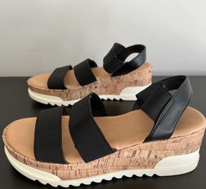 High heel gladiator sandals used